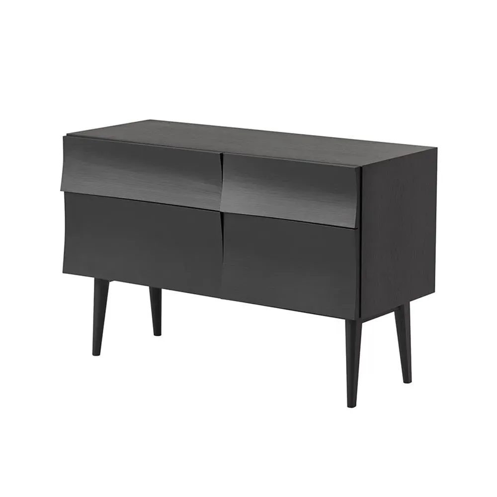 Large Sideboard with Curved Front - Oak