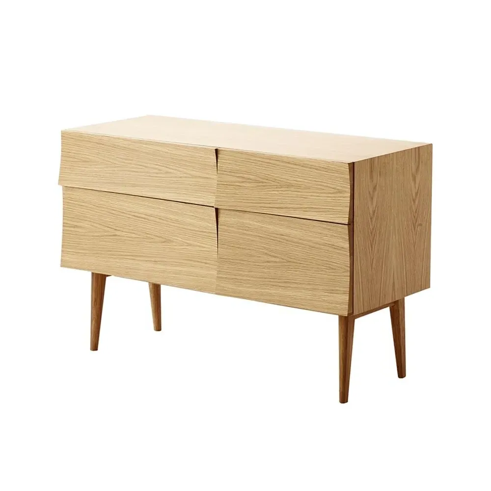 Large Sideboard with Curved Front - Oak