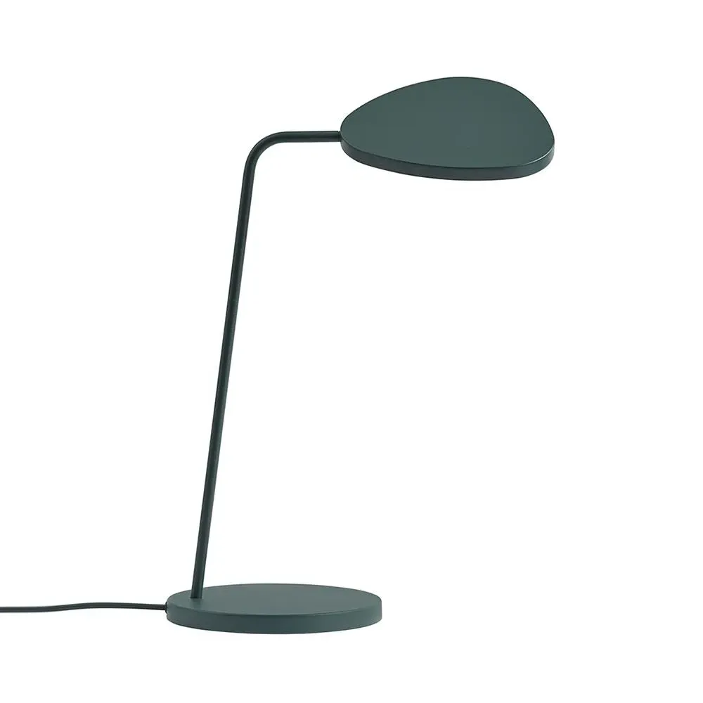 Leaf Table Lamp with LED - Dark Green