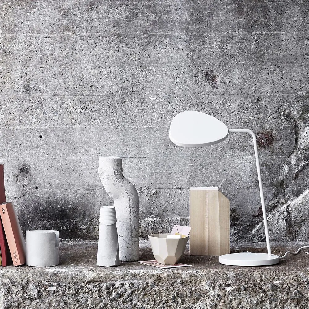 Leaf Table Lamp with LED - Grey