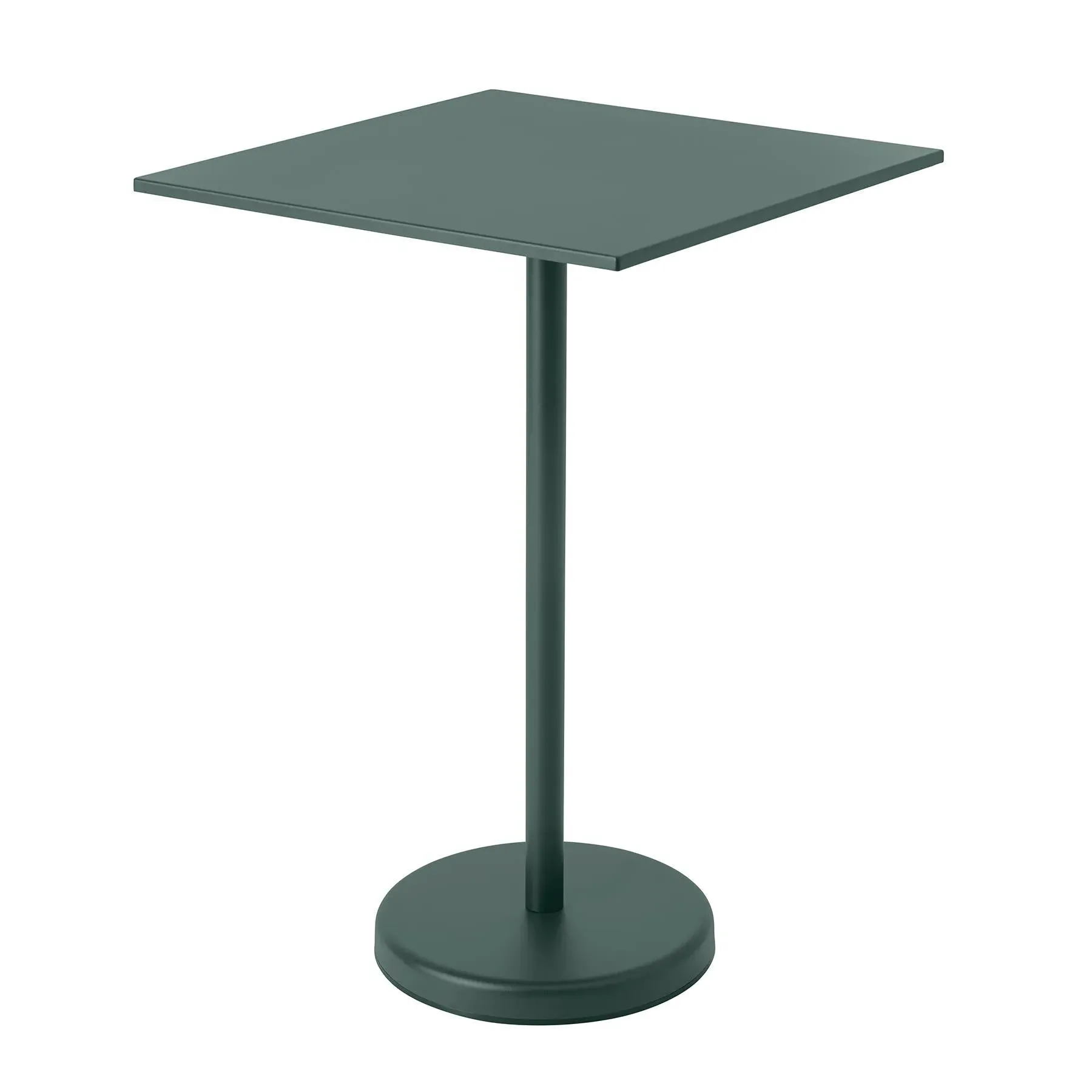 Linear High Steel Cafe Table - Black