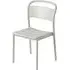Linear Steel Side Chair - Grey