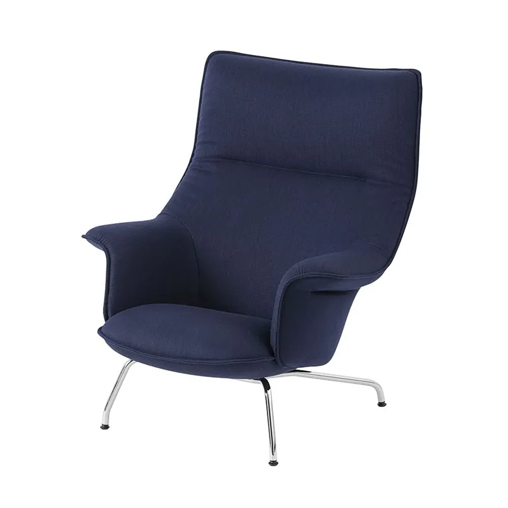 Lounge Chair with High Back - Balder, Fabric