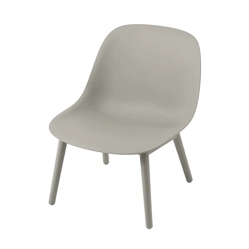 Lounge Chair with Tube Base - Black, Composite