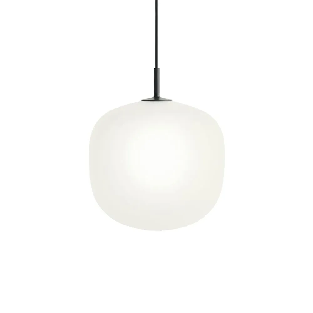Medium Pendant Light - Black, Glass