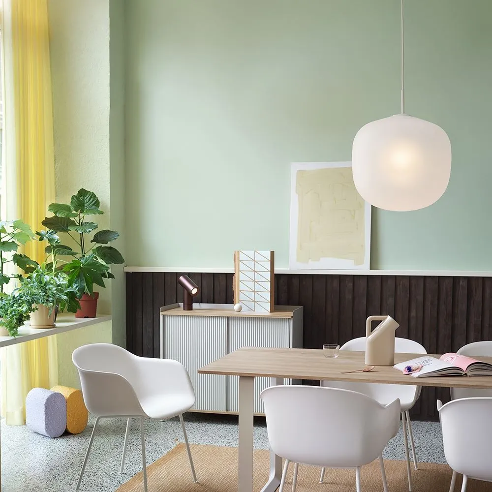 Medium Pendant Light - Grey, Glass