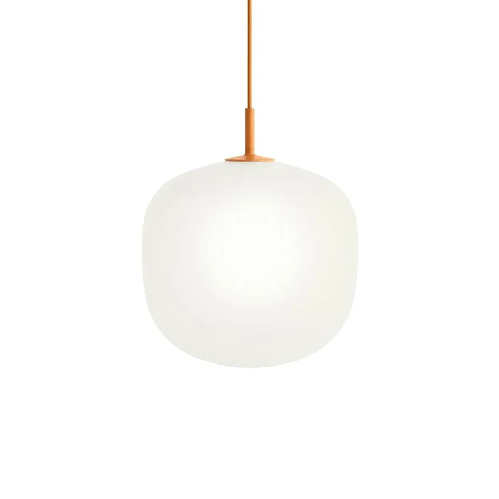 Medium Pendant Light - Orange, Glass