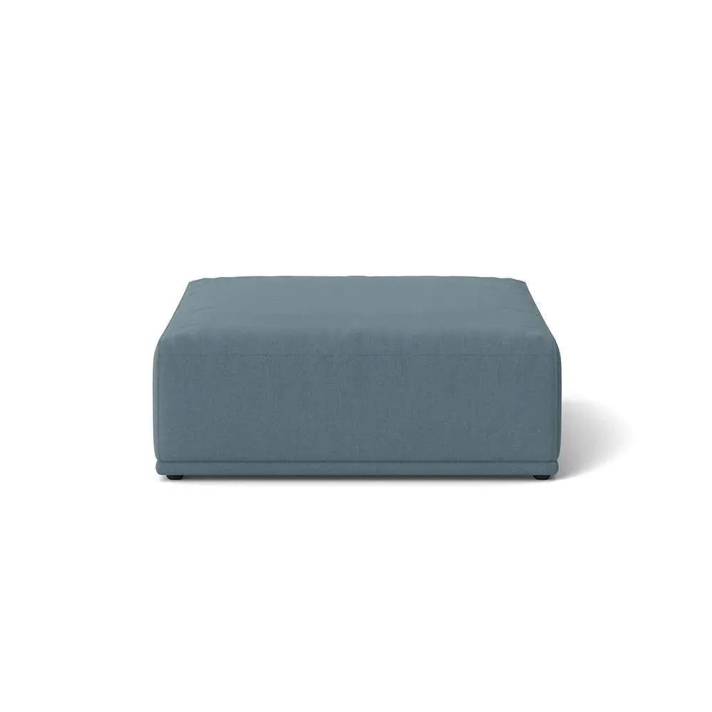 Modular Ottoman with Soft Cushioning - Re-Wool