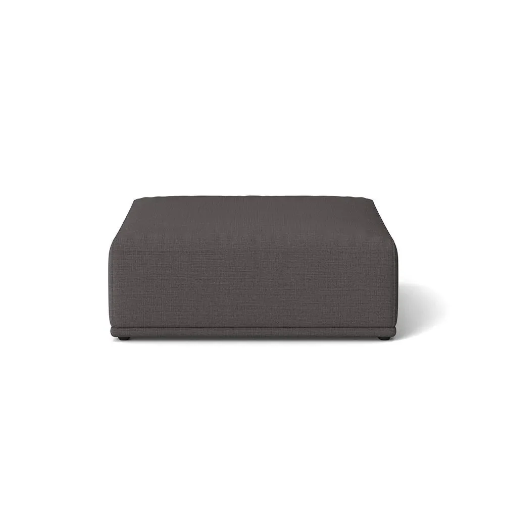 Modular Ottoman with Soft Upholstery - Canvas