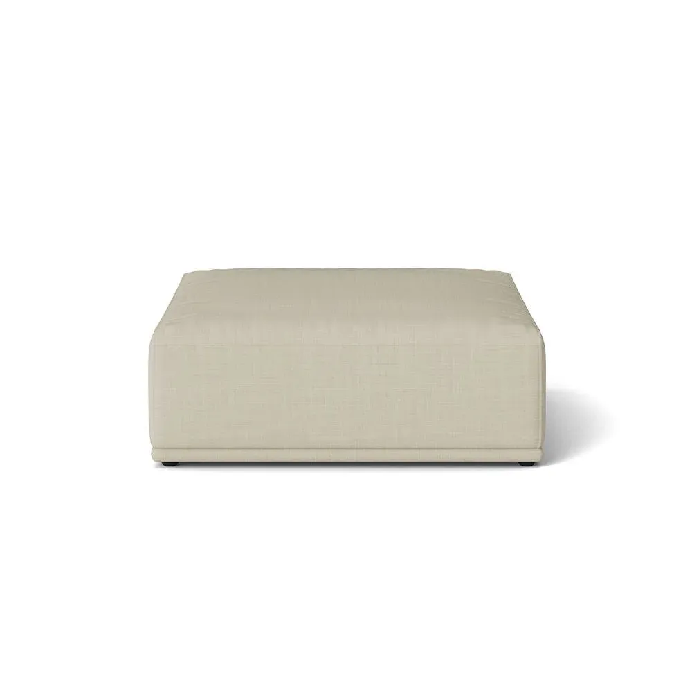 Modular Ottoman with Soft Upholstery - Canvas