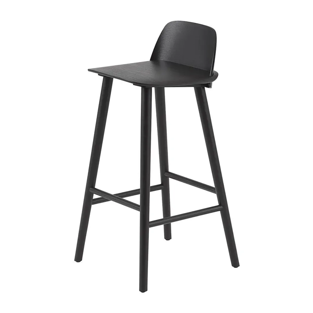 Nerd Bar Stool - Black, Ash image