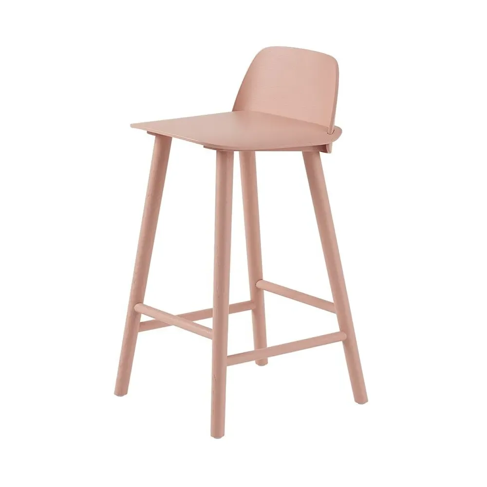 Nerd Bar Stool - Dark Brown, Ash