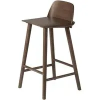 Nerd Counter Stool - Dark Brown, Ash