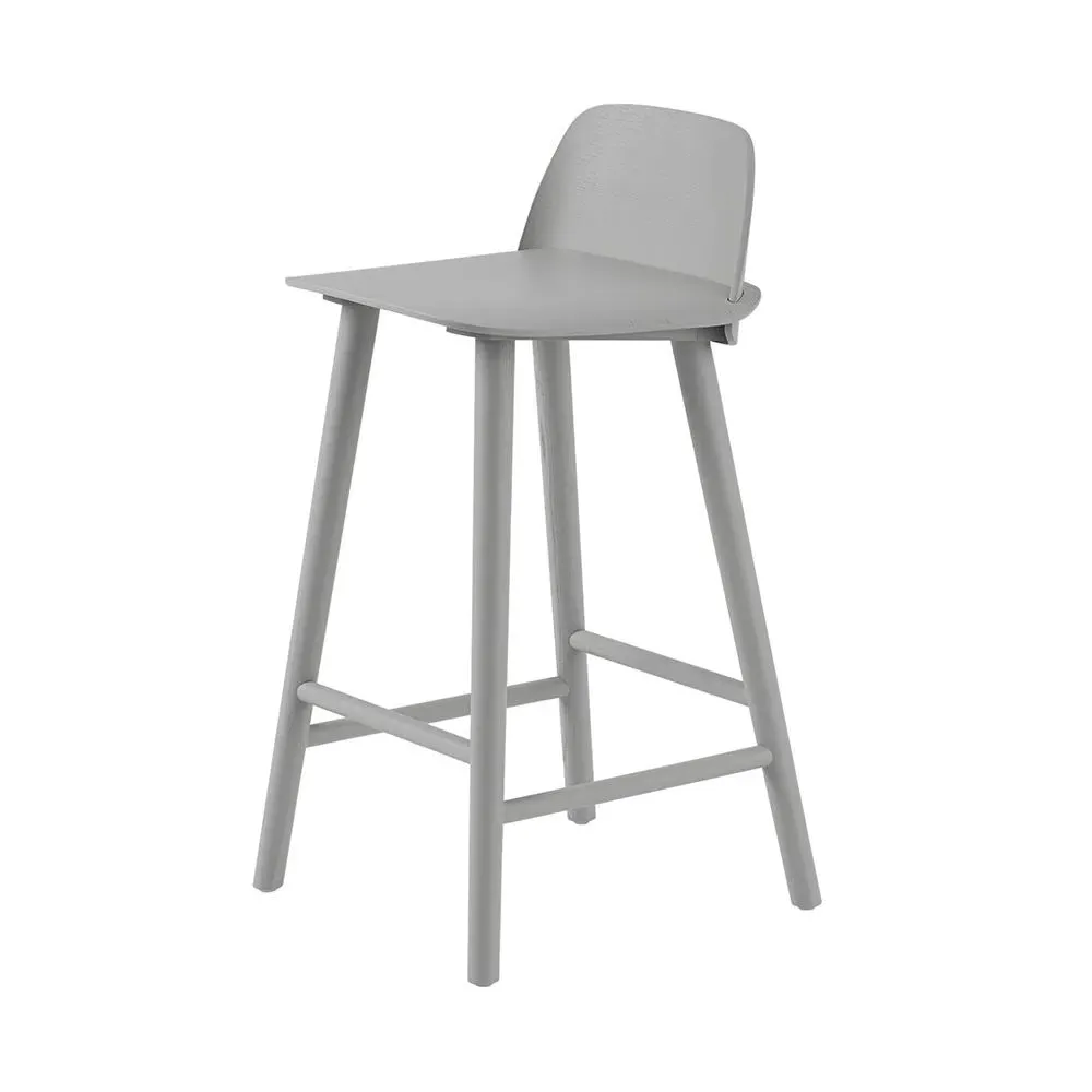 Nerd Counter Stool - Grey, Ash