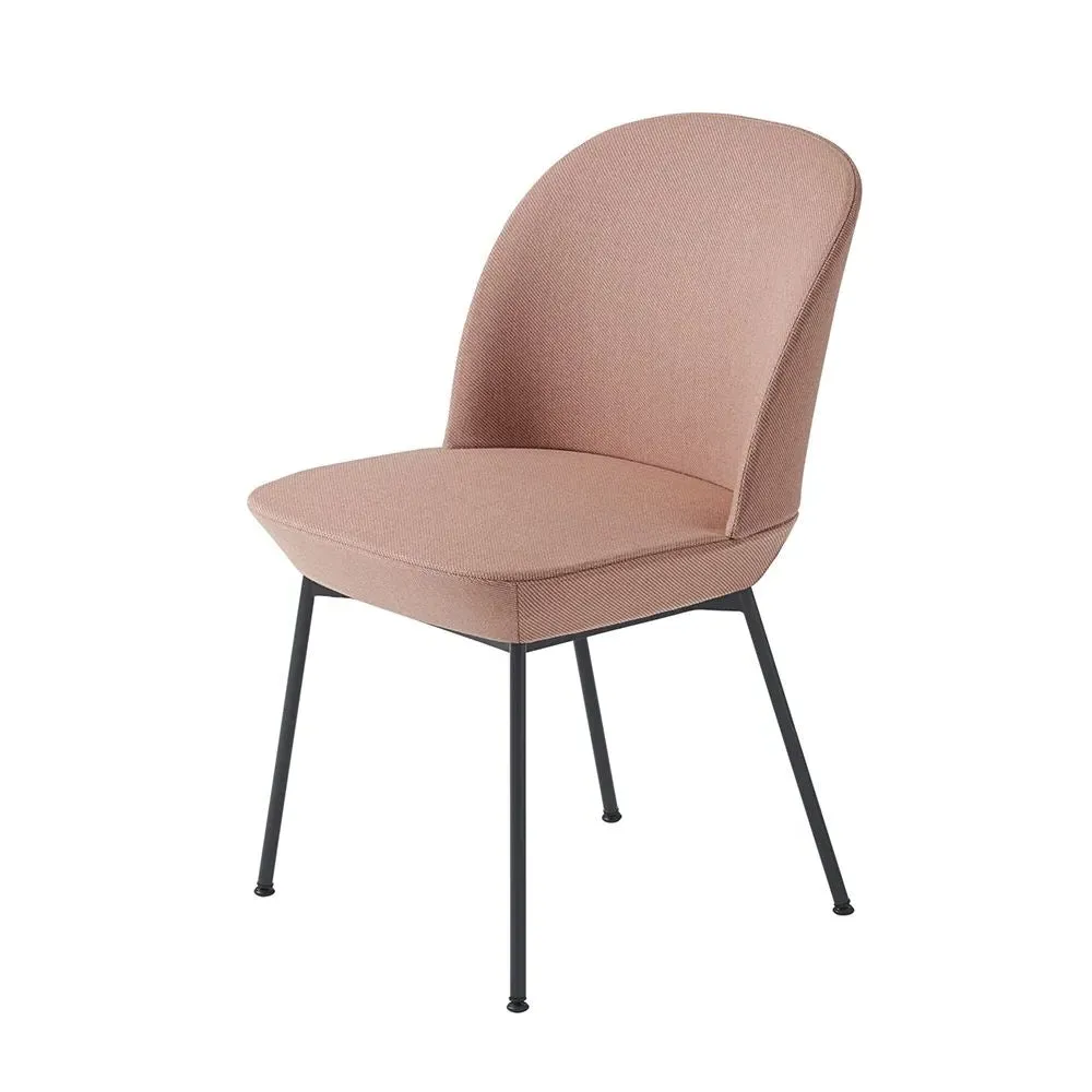 Oslo Side Chair - Anthracite Black, Steelcut Fabric