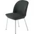Oslo Side Chair - Anthracite Black, Twill Weave