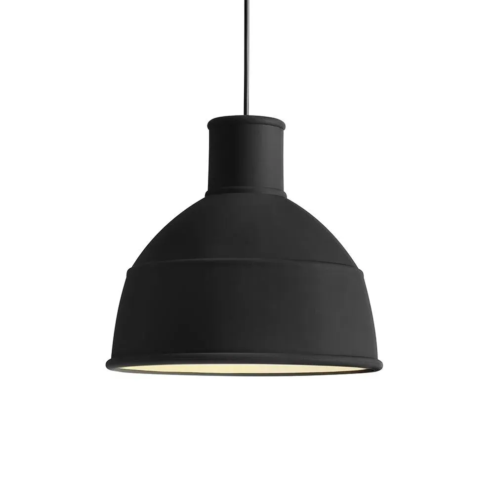 Pendant Light with Diffuser - Black, Silicone