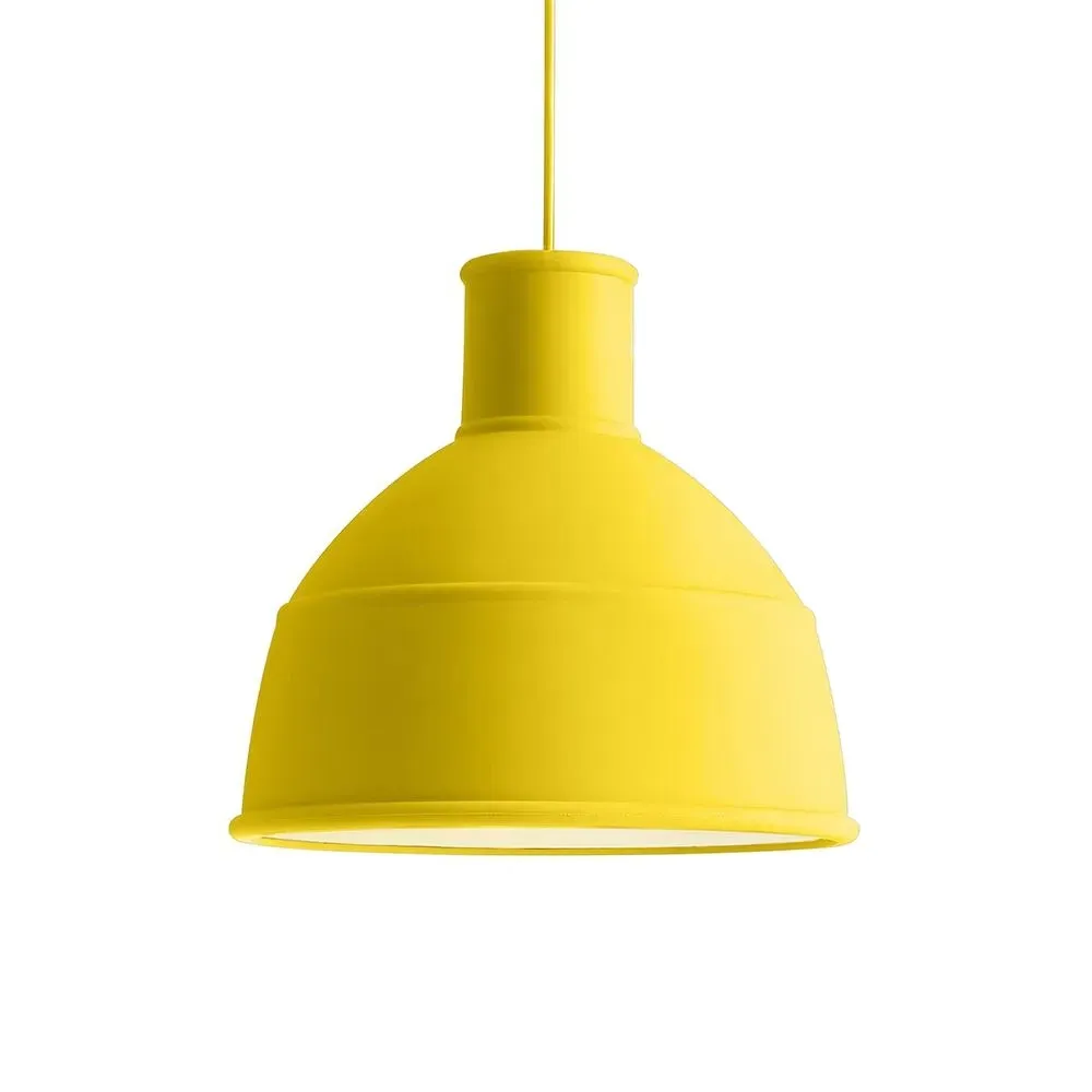 Pendant Light with Diffuser - Yellow, Silicone