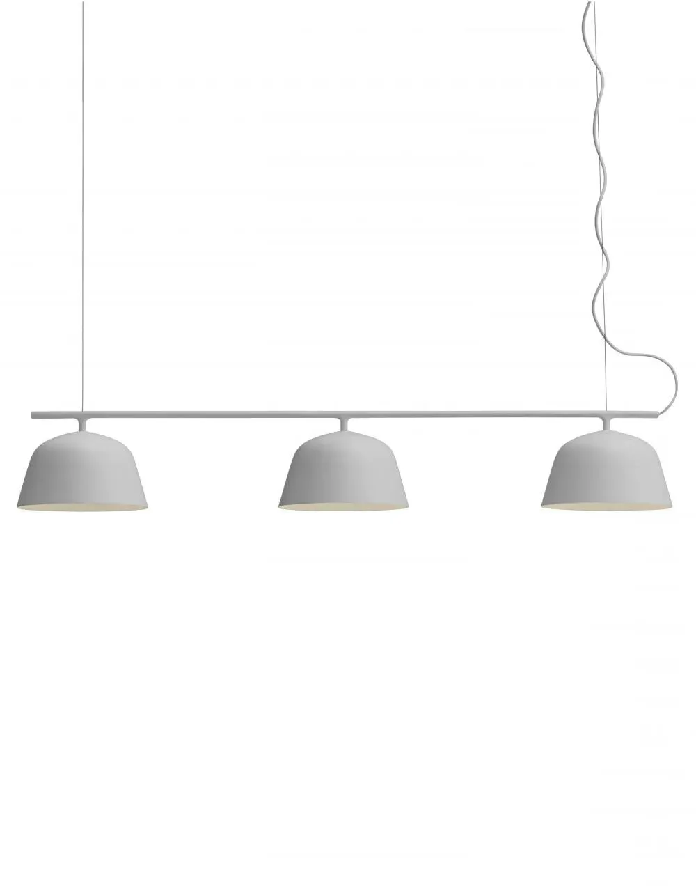 Rail Pendant Light - Grey, Aluminium