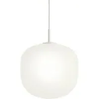 Rime Medium Pendant Light - White, Glass