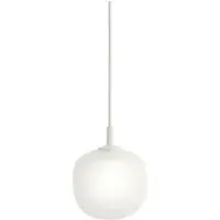 Rime Small Pendant Light - White, Glass