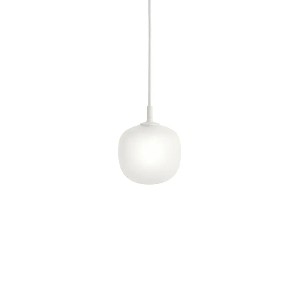 Rime Small Pendant Light - White, Glass image