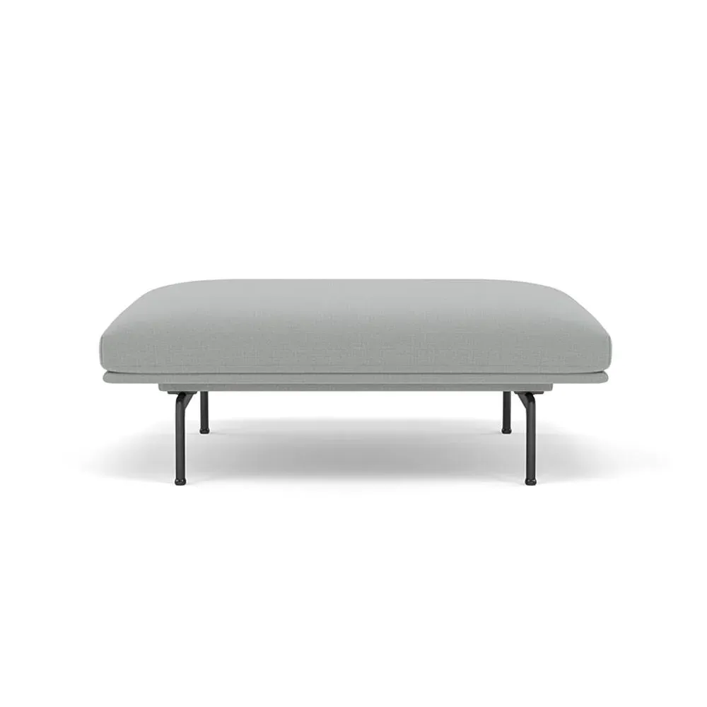 Round Pouf - Black, Canvas image