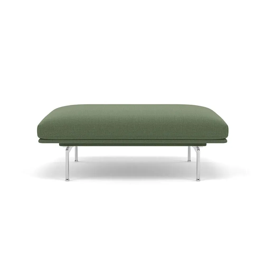 Round Pouf - Canvas, Aluminium