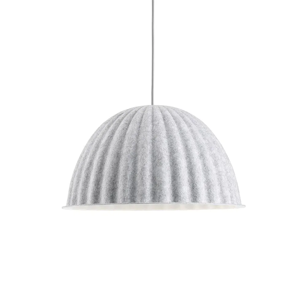 Small Bell Pendant Light - White, Felt