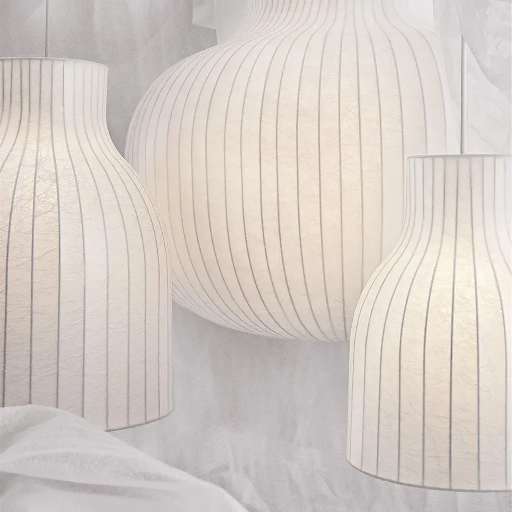 Small Pendant Light Open Design - Steel Frame