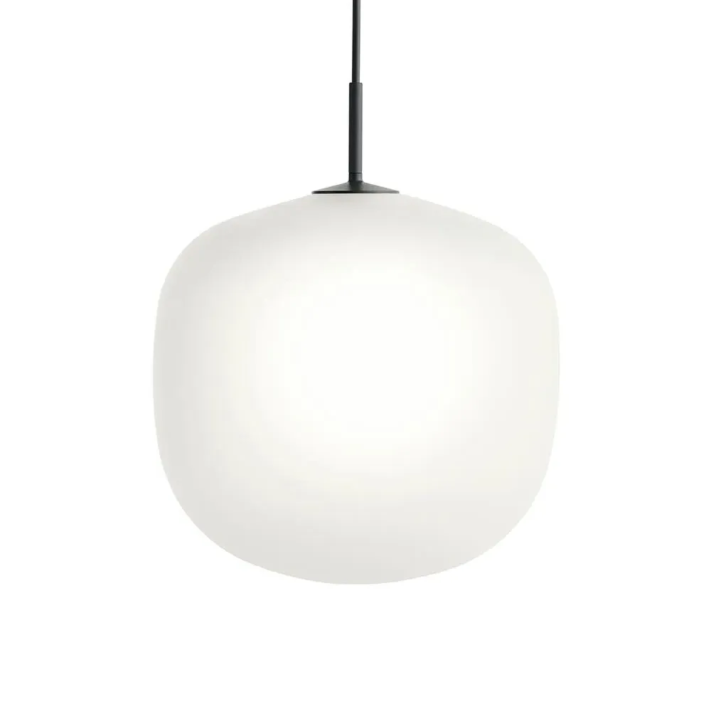 Small Pendant Light - Orange, Glass