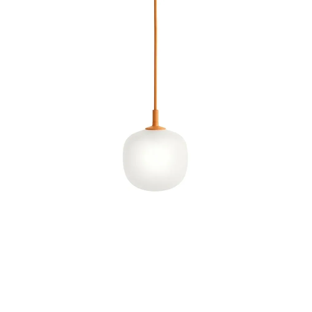 Small Pendant Light - Orange, Glass image