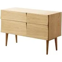 Small Sideboard with Curved Front - Oak