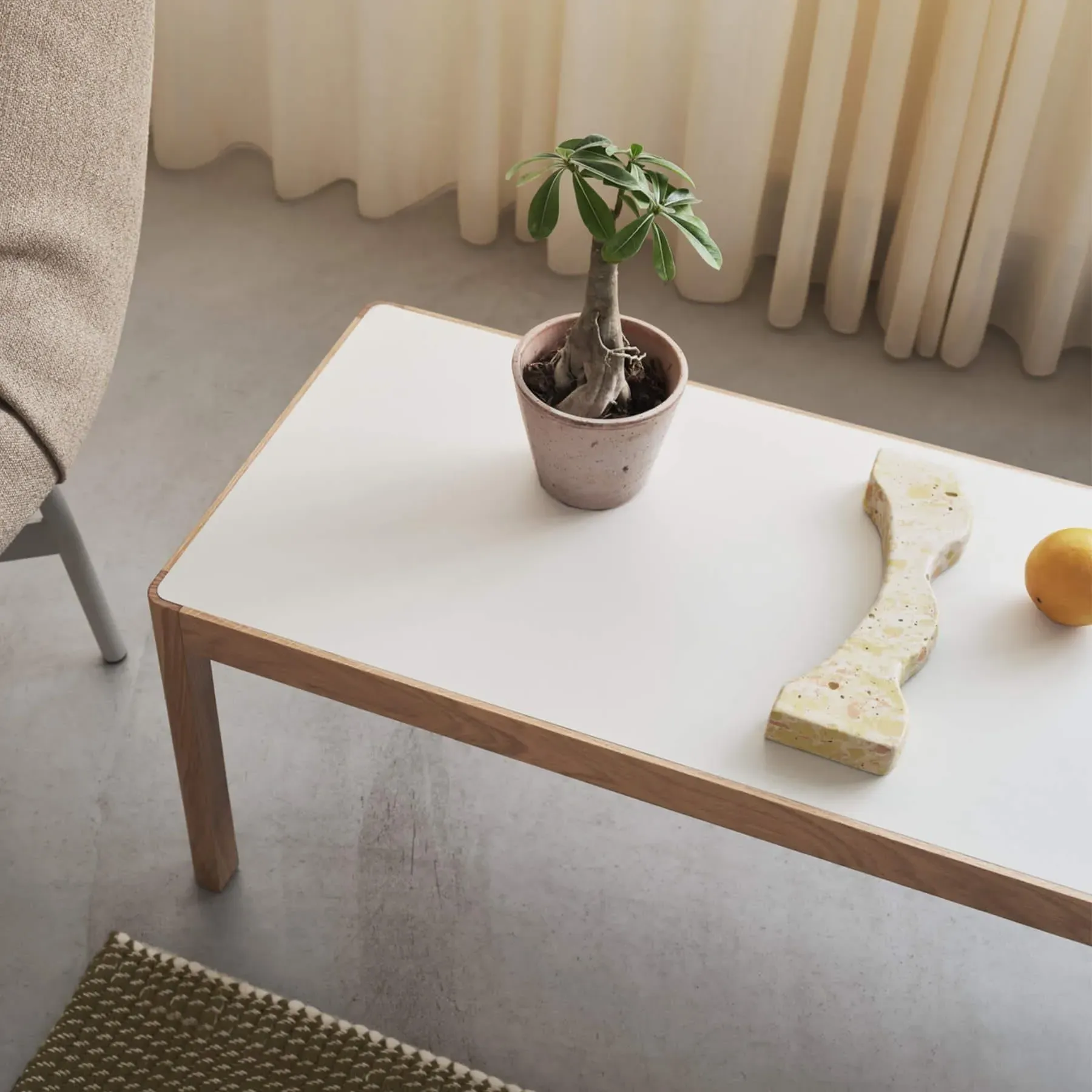 Square Coffee Table - Black, Oak