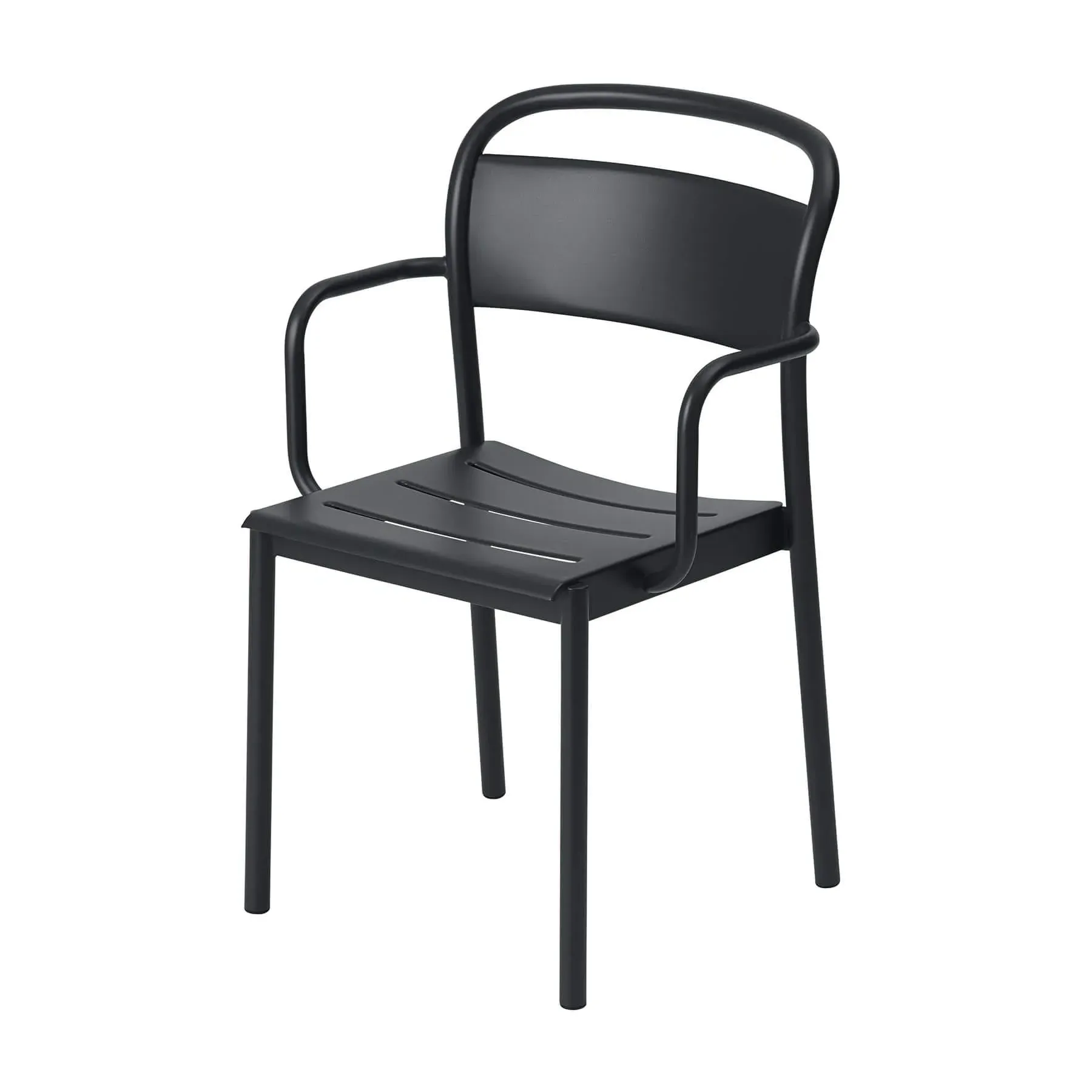 Steel Side Armchair - Black, Metal image