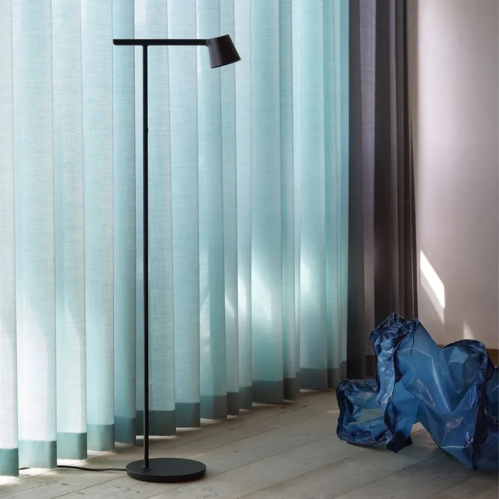 Tip Floor Light with Dimmer - White