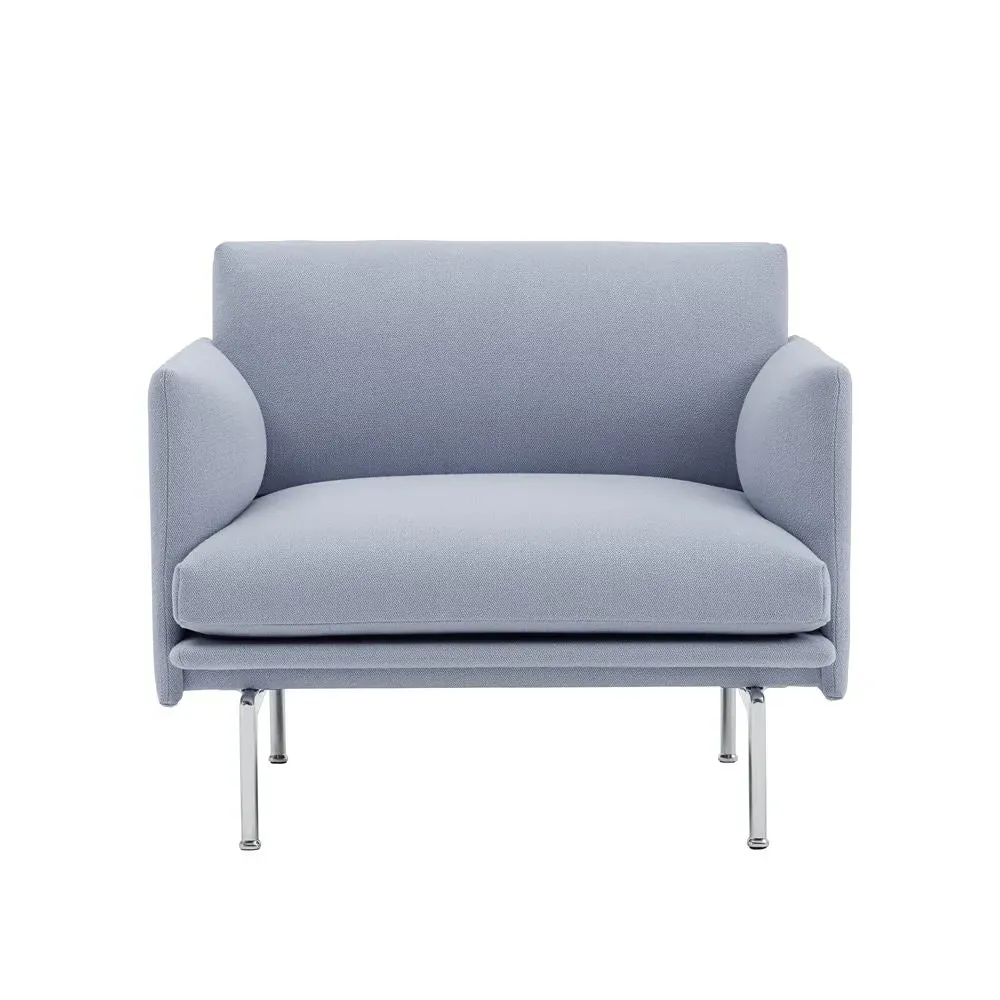 Upholstered Lounge Chair - Vidar 723, Aluminum