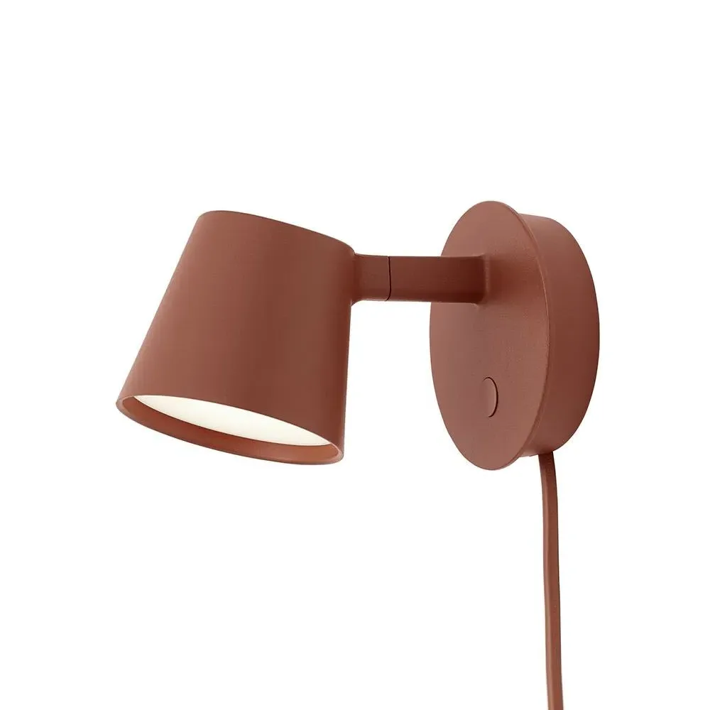 Wall Light with Dimmer - White, Aluminium