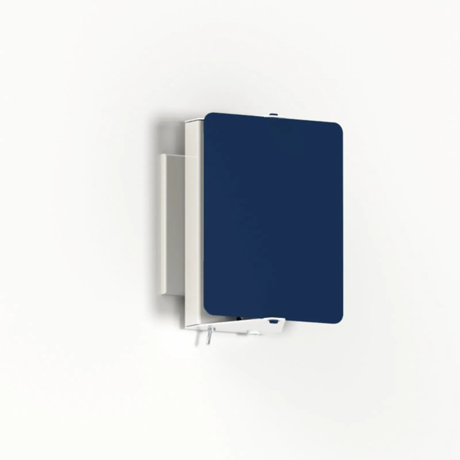 Double Wall Light with Pivoting Shade - Blue