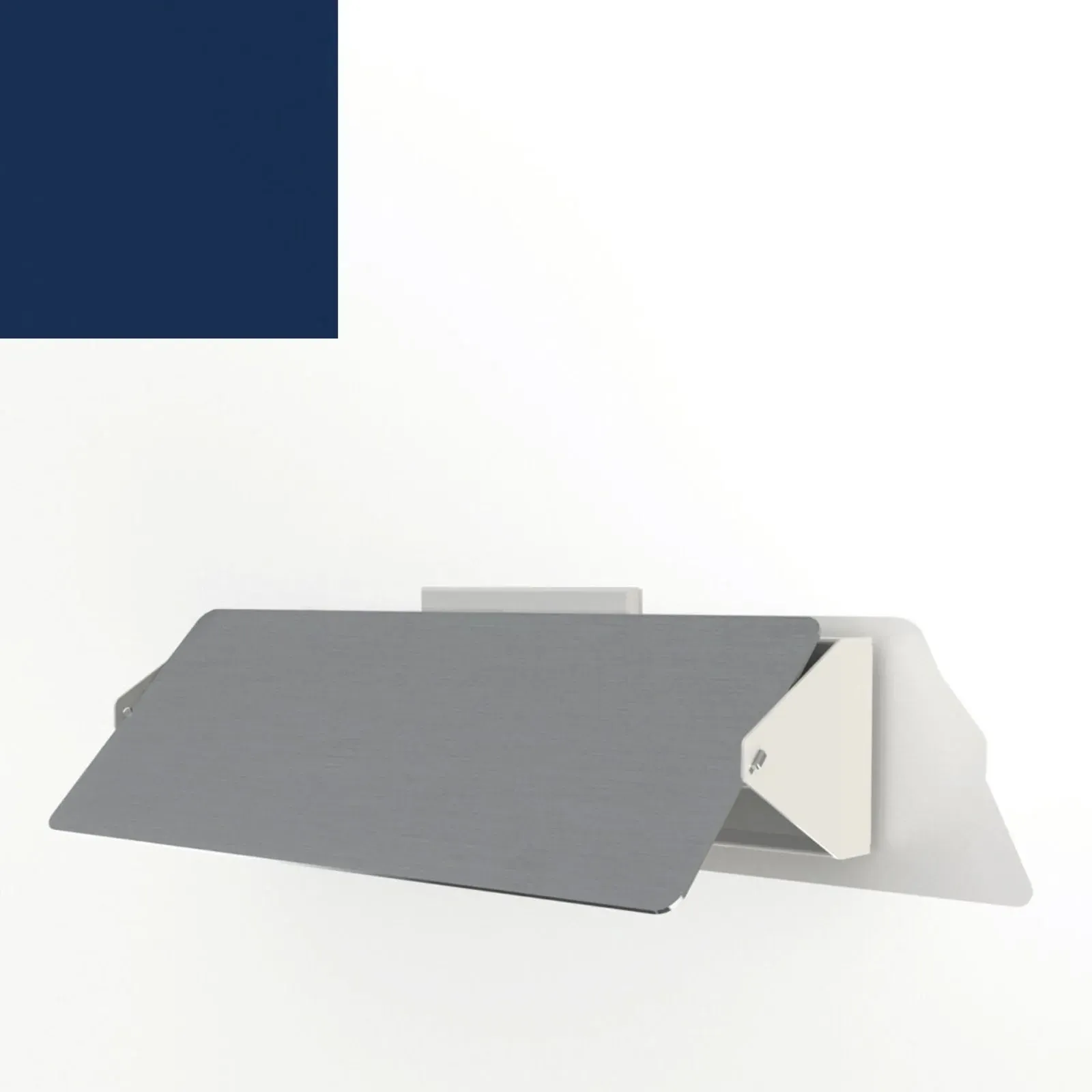 Double Wall Light with Pivoting Shade - Blue