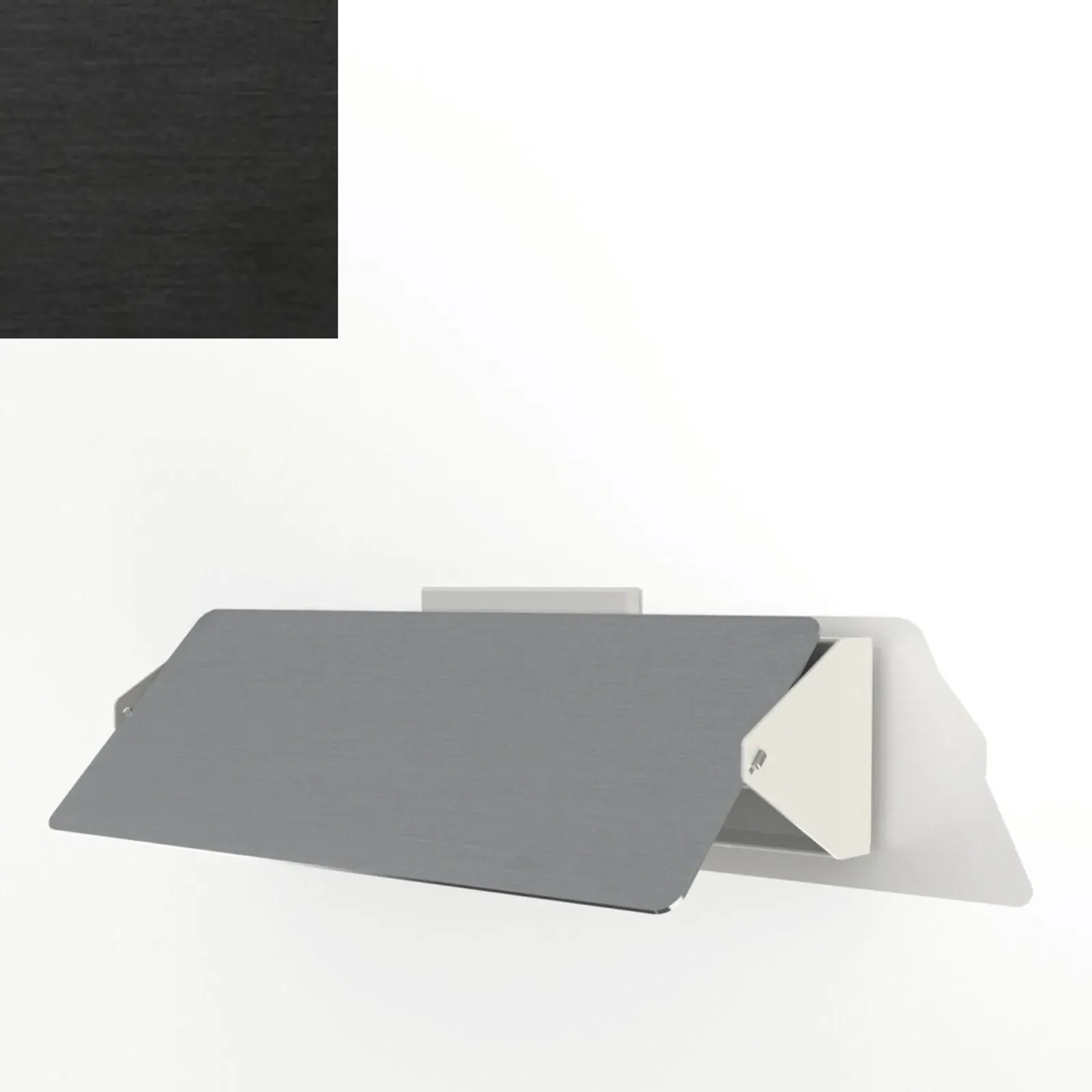 Double Wall Light with Pivoting Shade - White