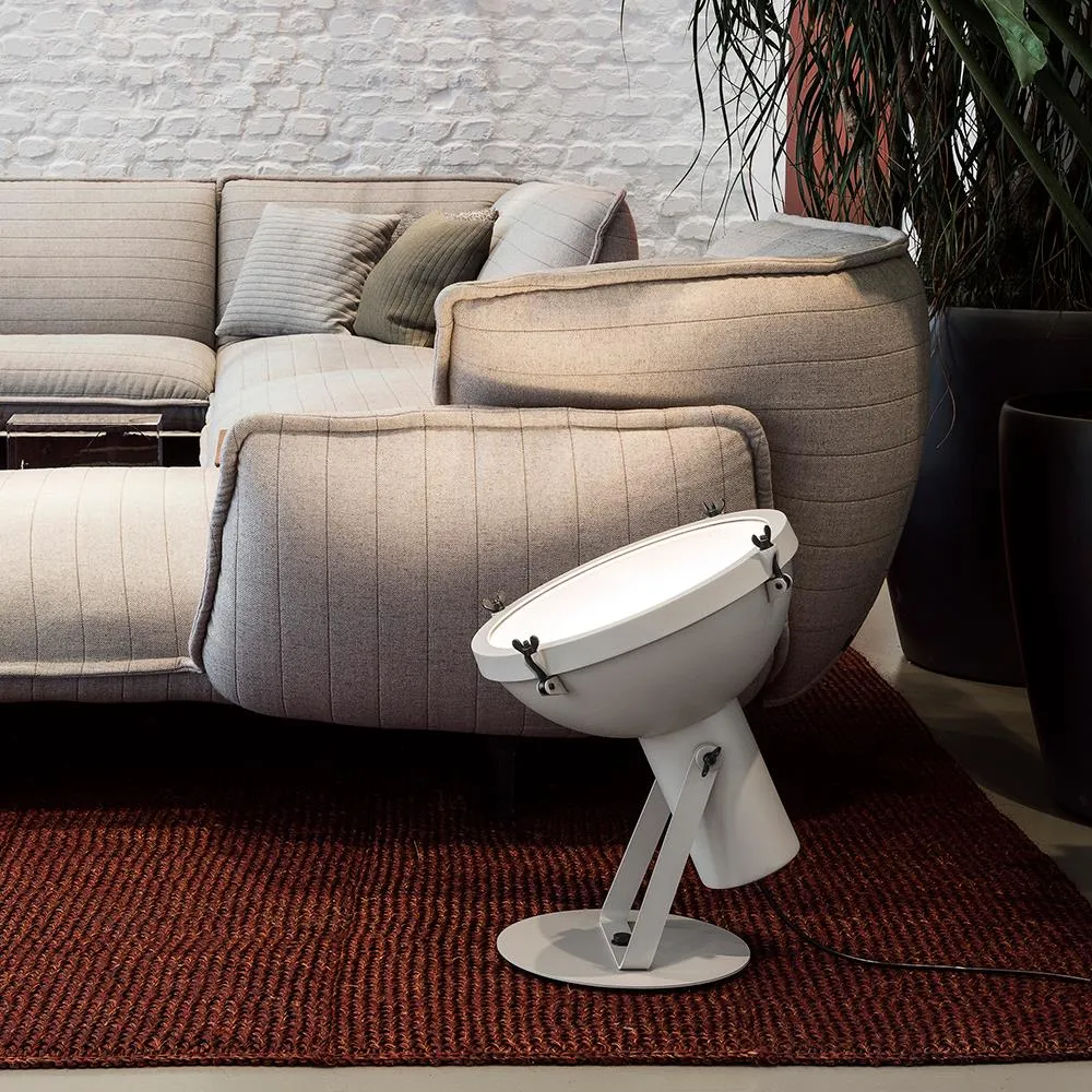 Floor Lamp with Diffuser - Mocha, Aluminium