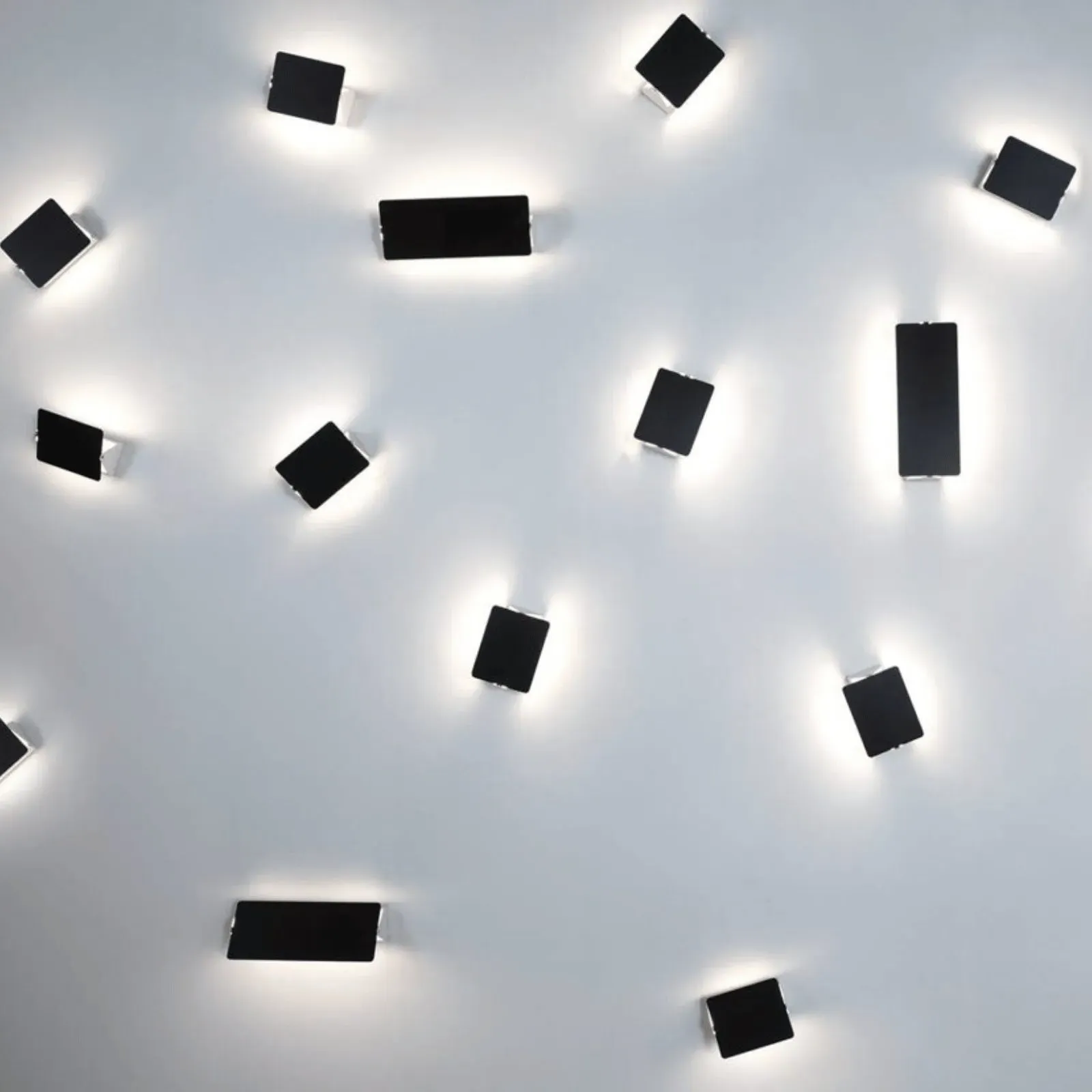 Folded Wall Light with Pivoting Shade - Blue