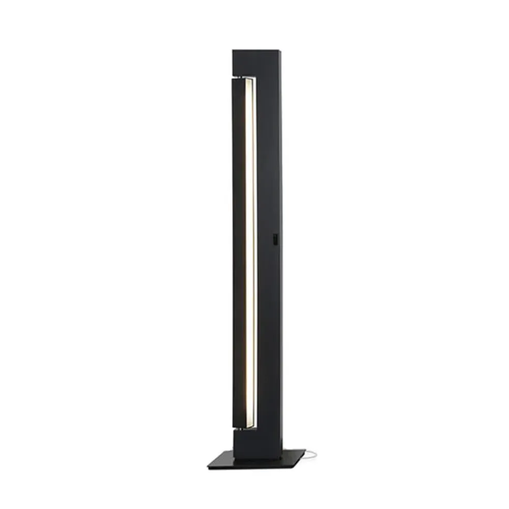 LED Floor Lamp with Dimmer - Champagne, Aluminium