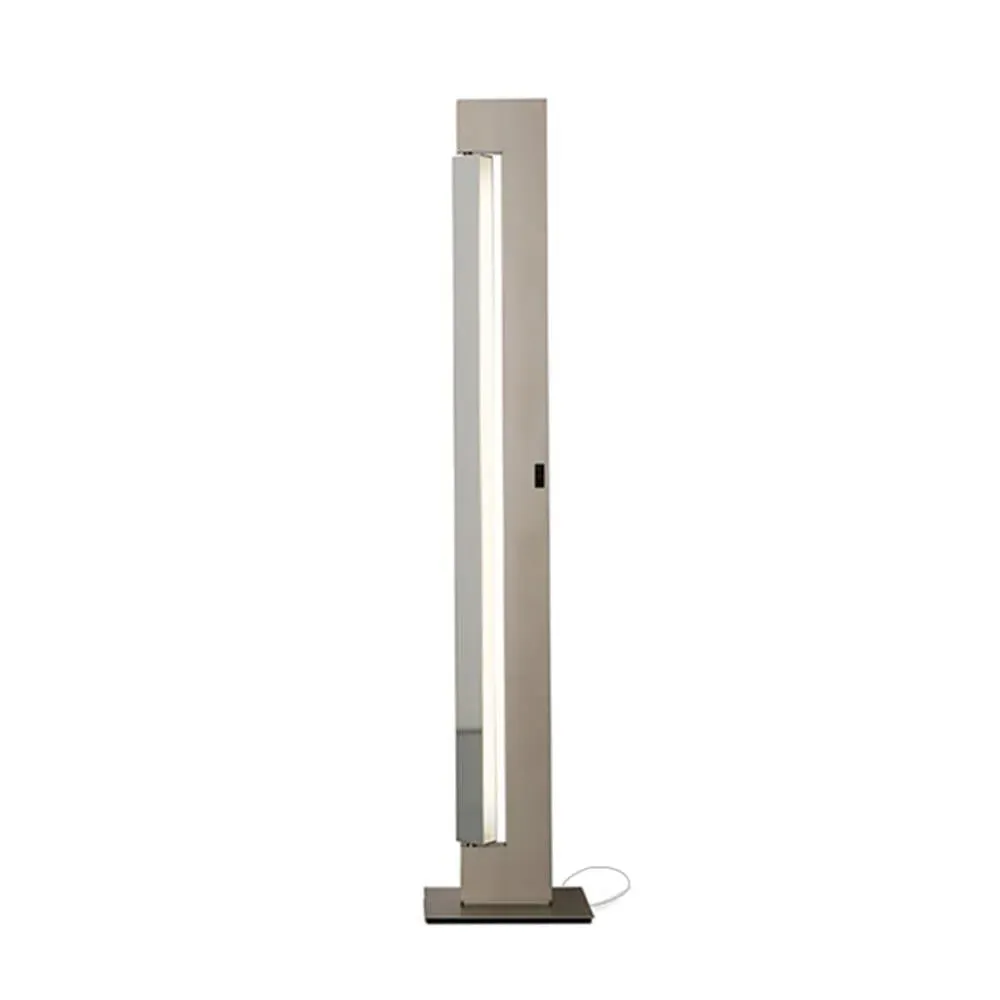 LED Floor Lamp with Dimmer - Champagne, Aluminium