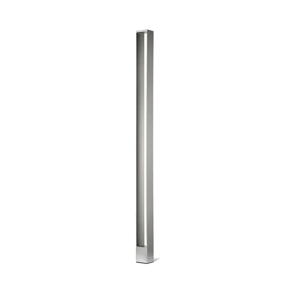 LED Floor Lamp with Dual Lighting - White, Aluminium