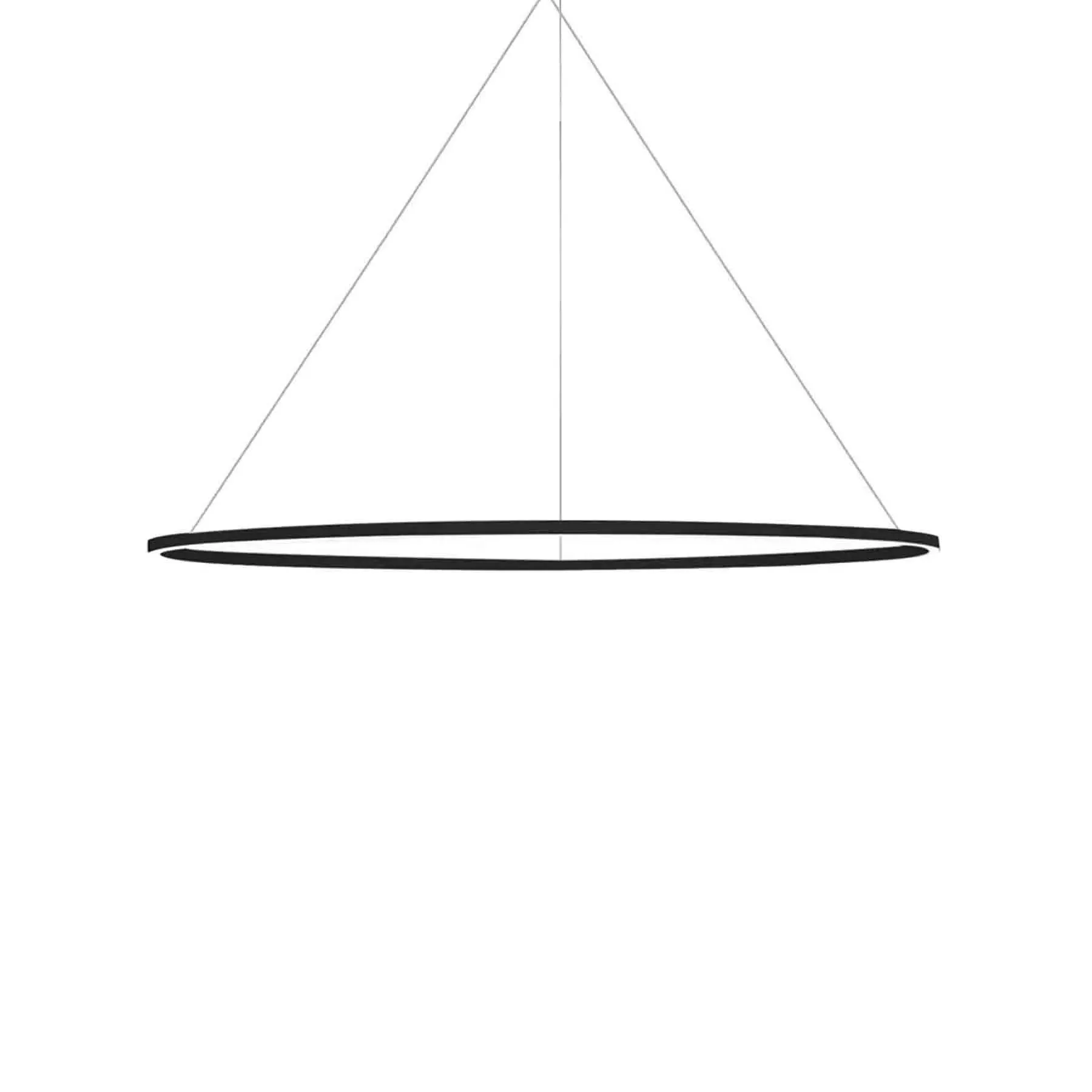 Minor Oval Pendant Light - Black, Aluminium image