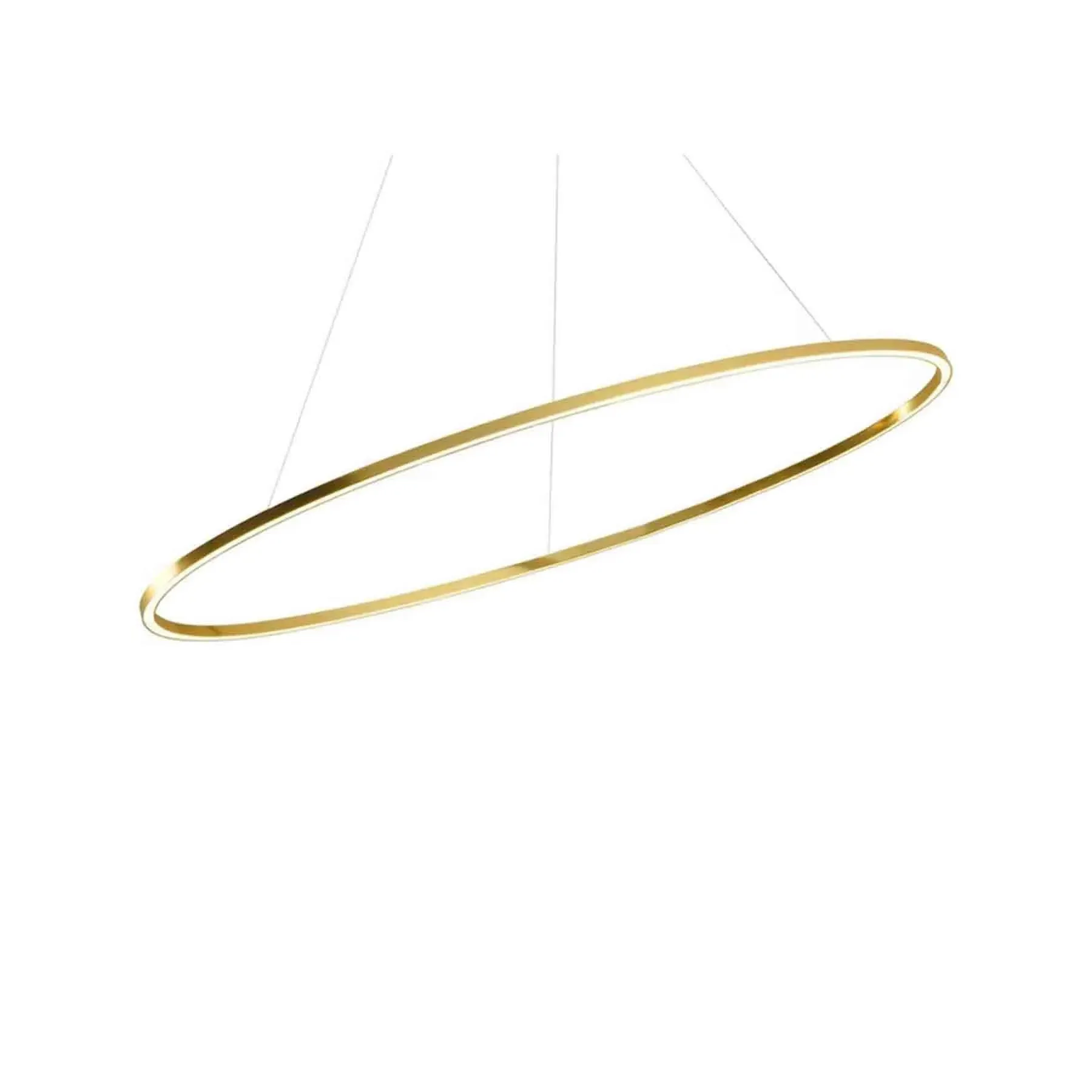 Minor Oval Pendant Light - Gold, Aluminium