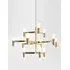 Minor Pendant Light with Glass Diffusers - Gold