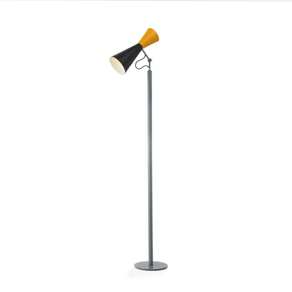 Parliament Floor Lamp - White, Aluminium
